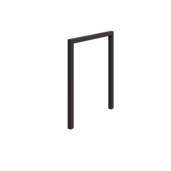 Teräksinen pergola - Suora - 200 x 230 cm - RAL7016 matta (antrasiitinharmaa) - Ilman betonijalkaa