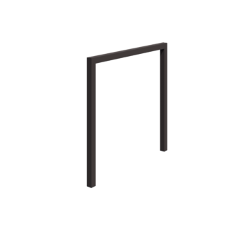 Teräksinen pergola - Suora - 250 x 230 cm - RAL7016 matta (antrasiitinharmaa) - Ilman betonijalkaa