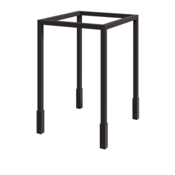 Teräksinen pergola - Neliönmuotoiset - 224 x 200 x 230 cm - Muu RAL-väri - Betonijalalla