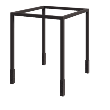 Teräksinen pergola - Neliönmuotoiset - 274 x 250 x 230 cm - Muu RAL-väri - Betonijalalla