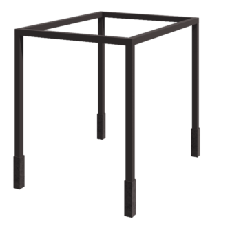 Teräksinen pergola - Neliönmuotoiset - 324 x 300 x 230 cm - Muu RAL-väri - Betonijalalla