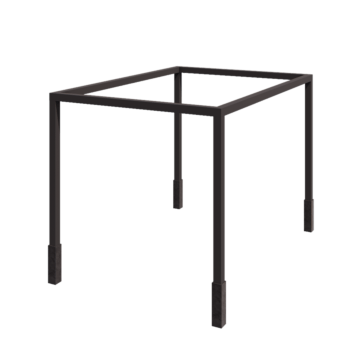 Teräksinen pergola - Suorakaiteen muotoiset - 424 x 300 x 230 cm - RAL7016 matta (antrasiitinharmaa) - Betonijalalla