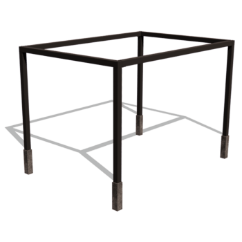 Jauhemaalipinnoitettu teräsinen pergola kokoonpano neliö 424 x 300 cm