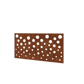Corten-teräksinen aita H - Paneeli B - 120 x 63,3 cm