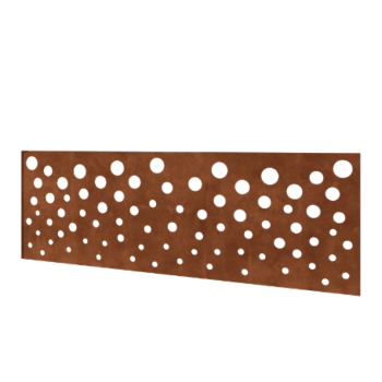 Corten-teräksinen aita H - Paneeli B - 180 x 63,3 cm