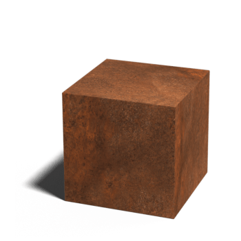 Corten-teräksinen jalusta Ohio 40 x 40 x 40 cm