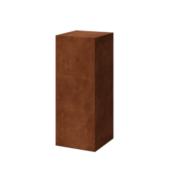 Corten-teräksinen jalusta Ohio 40 x 40 x 100 cm
