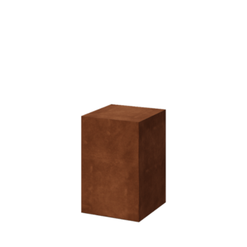 Corten-teräksinen sokkeli - Ohio - 40 x 40 x 60 cm