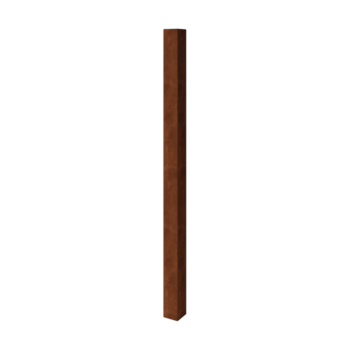 Cortenteräksinen aitatolppa 200 cm