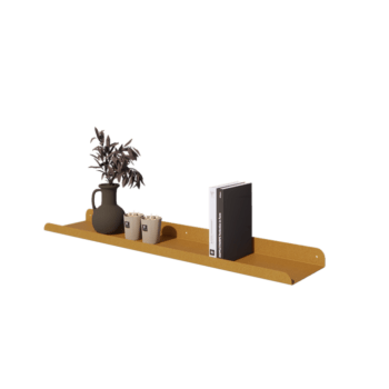 Teräksinen seinähylly - U-muotoinen - 100 x 20 x 5 cm - Gold