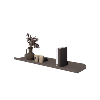 Teräksinen seinähylly - U-muotoinen - 100 x 20 x 5 cm - RAL7016 matta (antrasiitinharmaa)