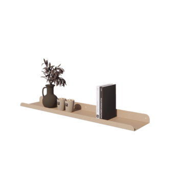 Teräksinen seinähylly - U-muotoinen - 100 x 20 x 5 cm - Sand look