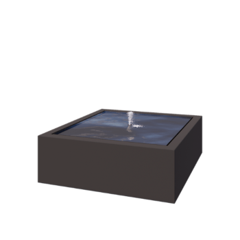 Alumiininen suihkulahde - Lyra - 120 x 120 x 40 cm - RAL7016 matta (antrasiitinharmaa) - LED-valaistuksella