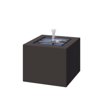 Alumiininen suihkulahde - Lyra - 50 x 50 x 40 cm - RAL7016 matta (antrasiitinharmaa) - LED-valaistuksella