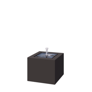 Alumiininen suihkulahde - Lyra - 50 x 50 x 40 cm - RAL7016 matta (antrasiitinharmaa) - LED-valaistuksella