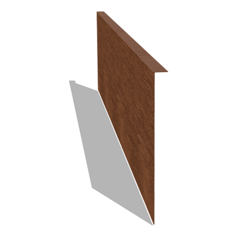 Corten-teräksinen puutarha reunus taitettu 34 cm (pituus 150 cm)