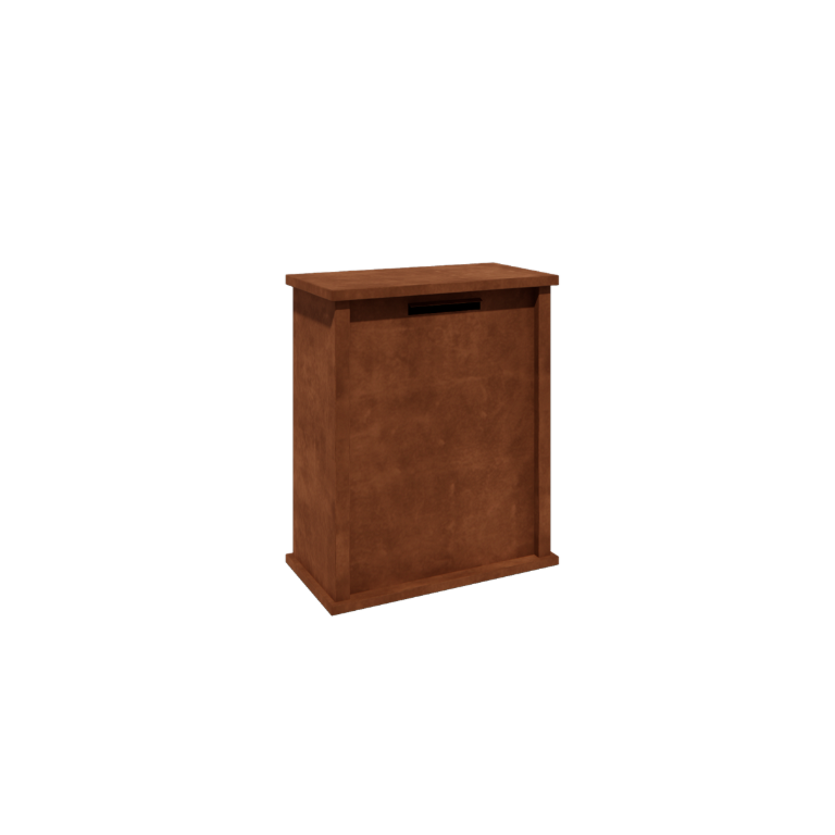 Corten-teräksinen postilaatikko - Arizona L - 80 x 40 x 100 cm