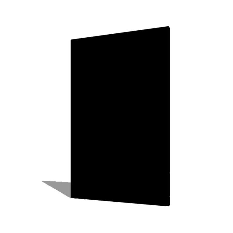 Jauhemaalipinnoitettu teräksinen paneeli pohja 120 x 6 x 190 cm