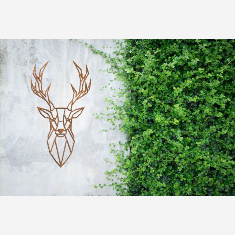 Corten-terästä seinäkoristeet Kauris 1.0