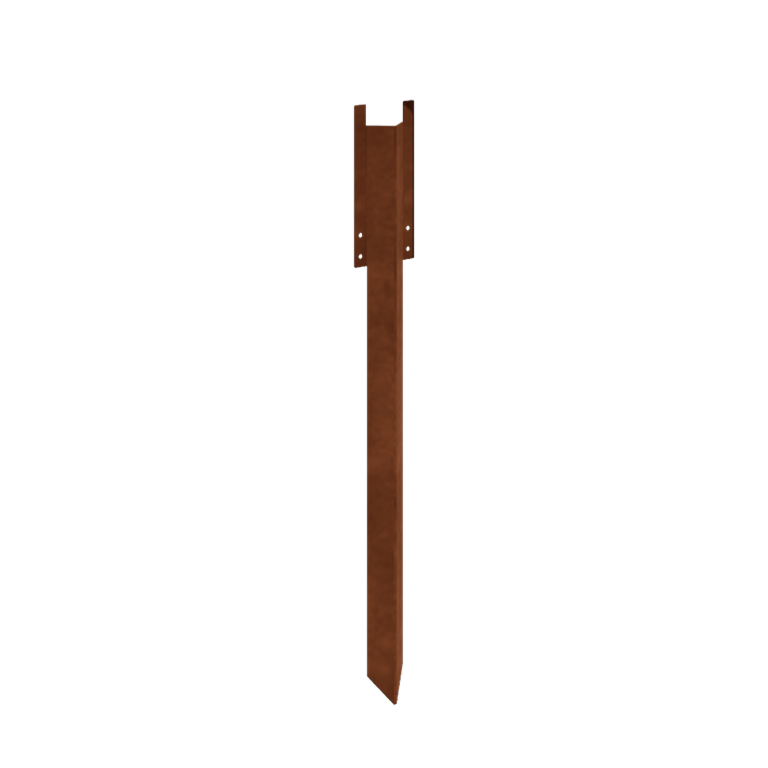Maatappi korkea corten-teräs XL 45 cm