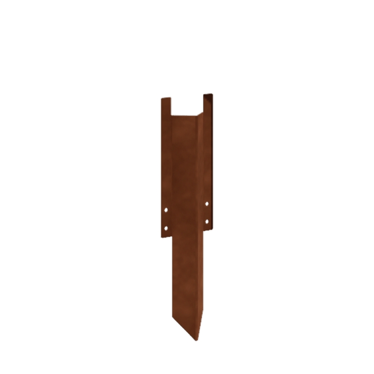 Maatappi keskikokoinen corten-teräs 22 - 25 cm