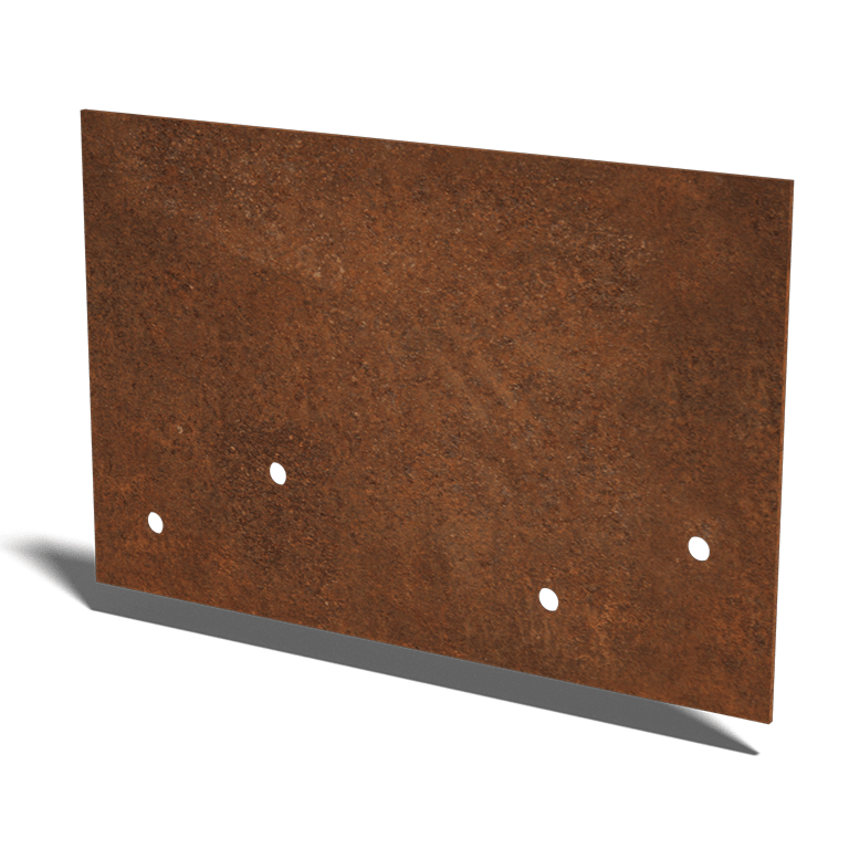 Liitoslevy suora corten-teräs medium 22 - 25 cm