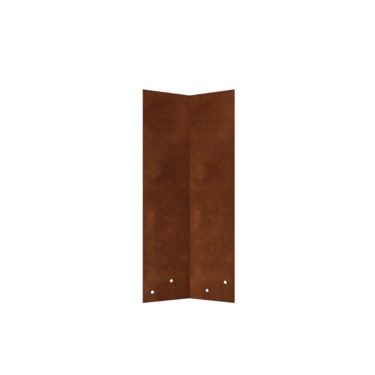Liitoslevy corten-teräs 45º korkea XL 45 cm