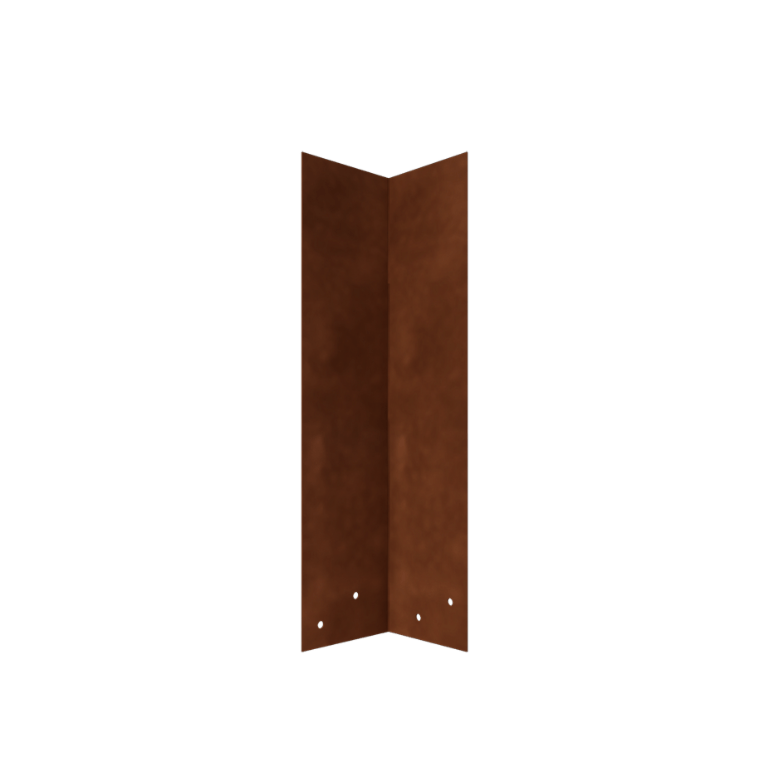 Liitoslevy corten-teräs 90º korkea XL 45 cm