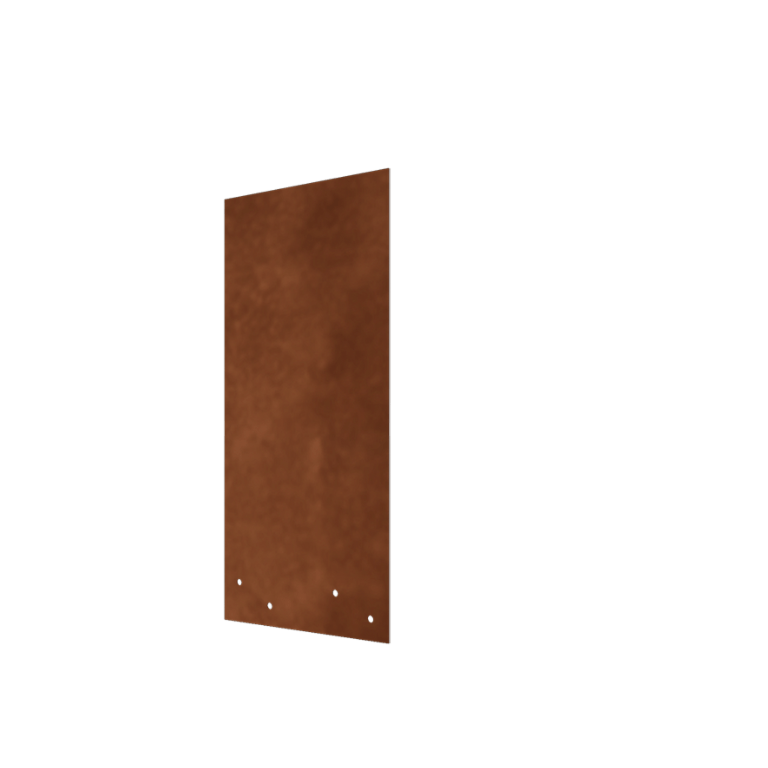 Liitoslevy suora corten-teräs korkea XL 45 cm