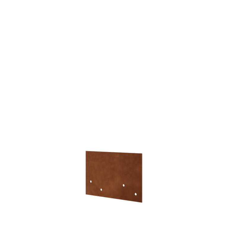 Liitoslevy suora corten-teräksen kerros 12 - 15 cm