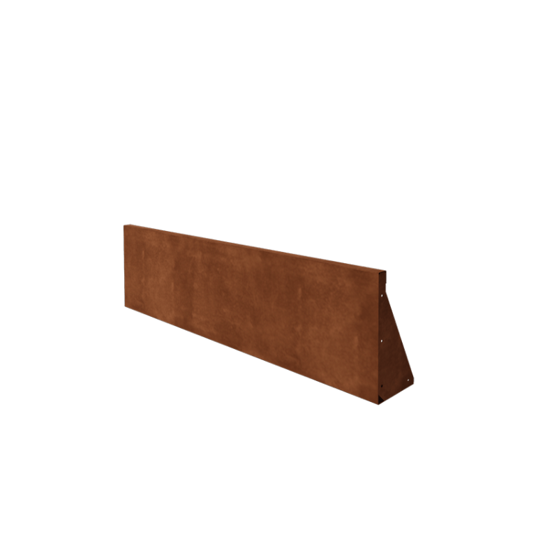 Corten-teräksinen tukimuuri - Suora - 150 x 40 cm