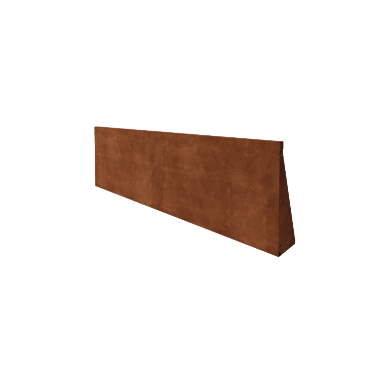 Corten-teräksinen tukimuuri - Suora - 200 x 60 cm