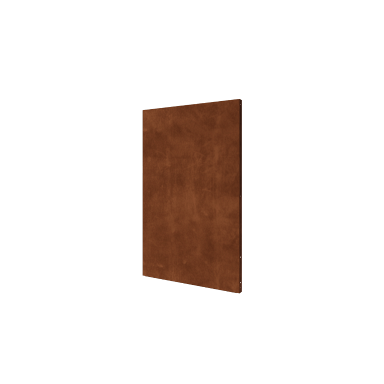 Corten-teräksinen paneeli pohja 120 x 6 x 190 cm