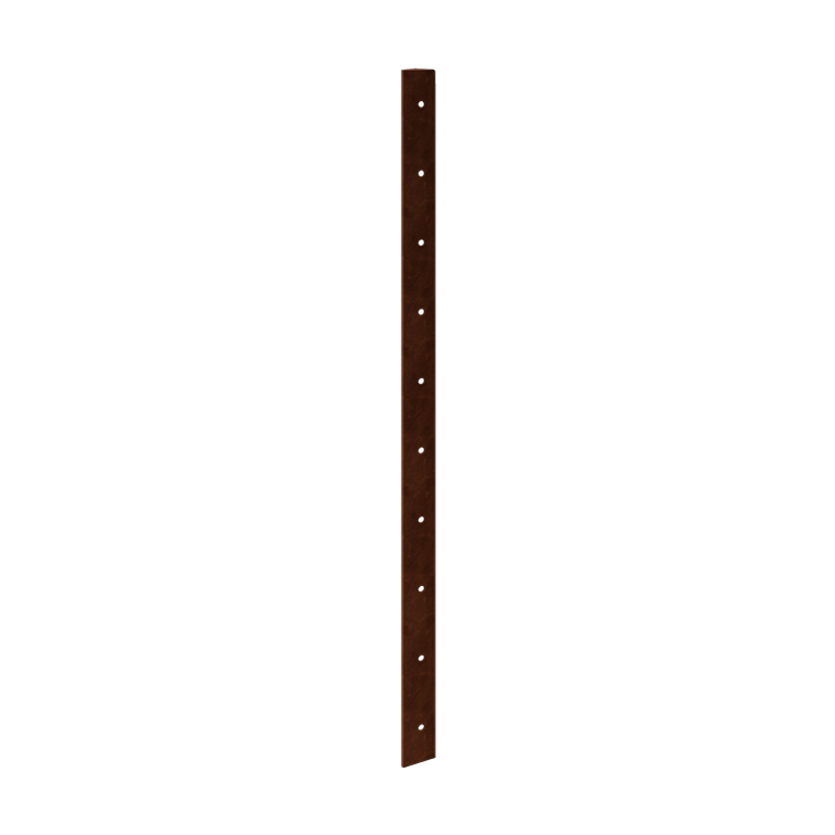 Corten-teräksinen istutuslaatikko - Kulmapala 45° - 100 cm