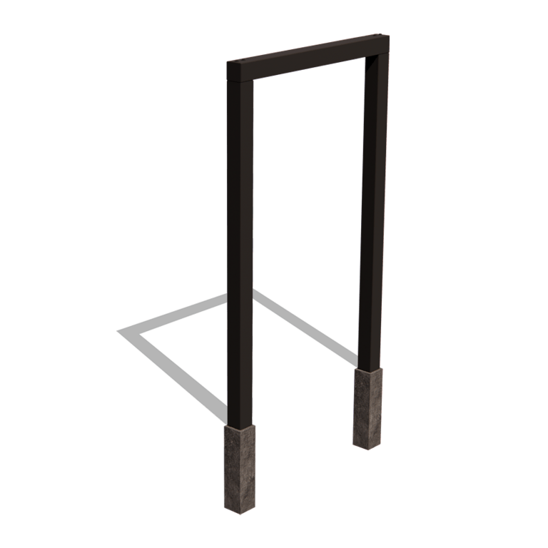 Jauhemaalipinnoitettu teräsinen pergola suora 150 cm