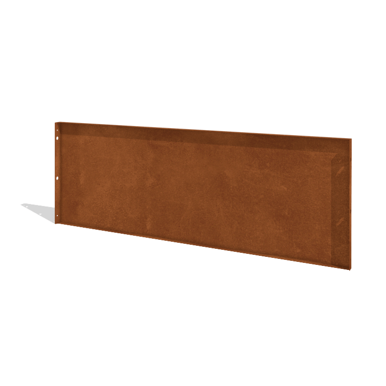 Cortenteräksinen puutarha-aita H paneelille 180 x 63,3 cm