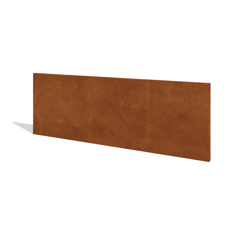 Cortenteräksinen puutarha-aita H paneelille 180 x 63,3 cm