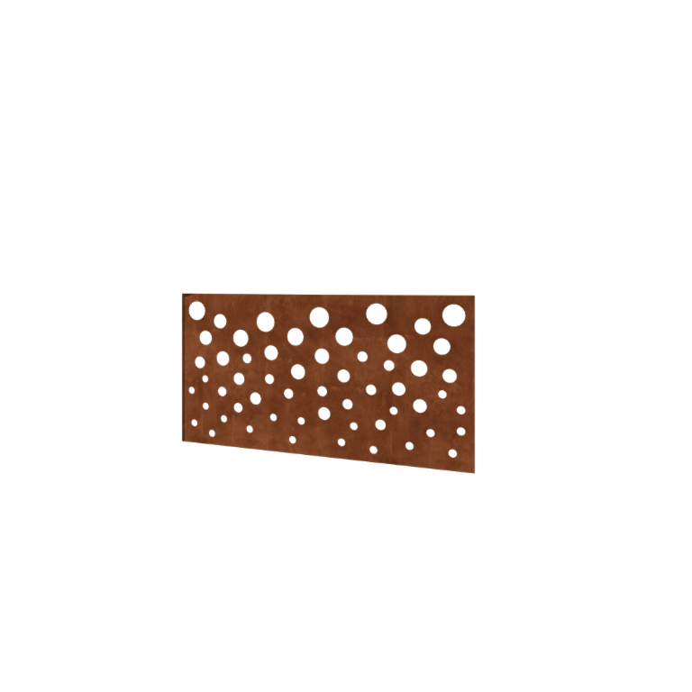 Corten-teräksinen aita H - Paneeli B - 120 x 63,3 cm