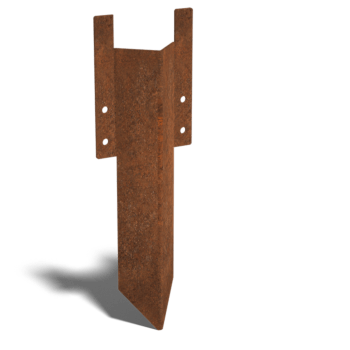 Maatappi matala corten-teräs 12 - 15 cm