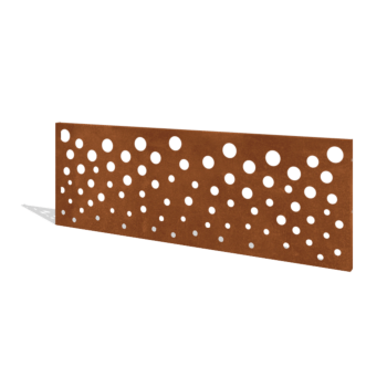 Cortenteräksinen puutarha-aita H paneelille B 180 x 63,3 cm