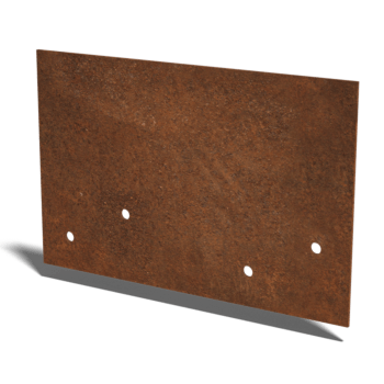 Liitoslevy suora corten-teräs medium 22 - 25 cm