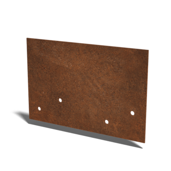 liitoslevy suora Corten-teräksen kerros 12 - 15 cm