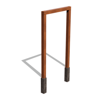 Corten-teräsinen pergola suora 150 cm