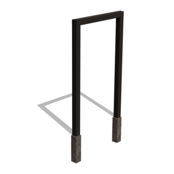 Jauhemaalipinnoitettu teräsinen pergola suora 150 cm