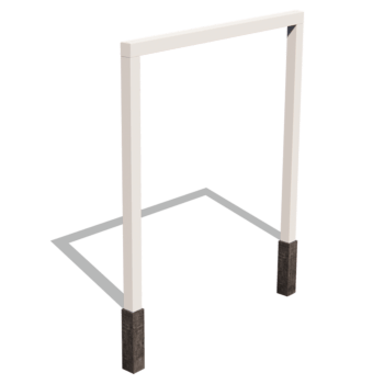Jauhemaalipinnoitettu teräsinen pergola suora 250 cm