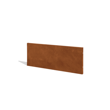 Cortenteräksinen puutarha-aita H paneelille 120 x 47,5 cm