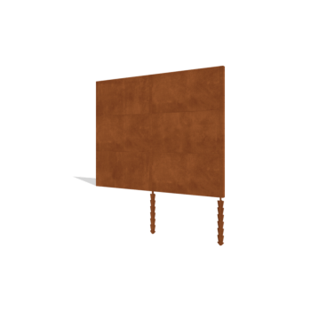 Cortenteräksinen puutarha-aita H3 setti 252 cm