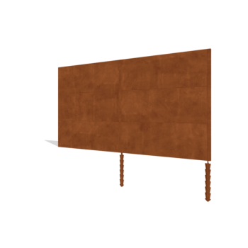 Cortenteräksinen puutarha-aita H3 setti 372 cm