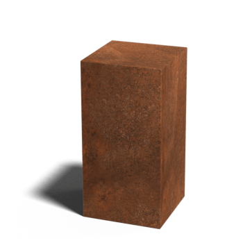 Corten-teräksinen jalusta Ohio 30 x 30 x 60 cm