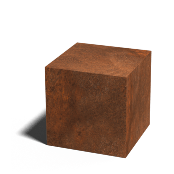 Corten-teräksinen jalusta Ohio 40 x 40 x 40 cm